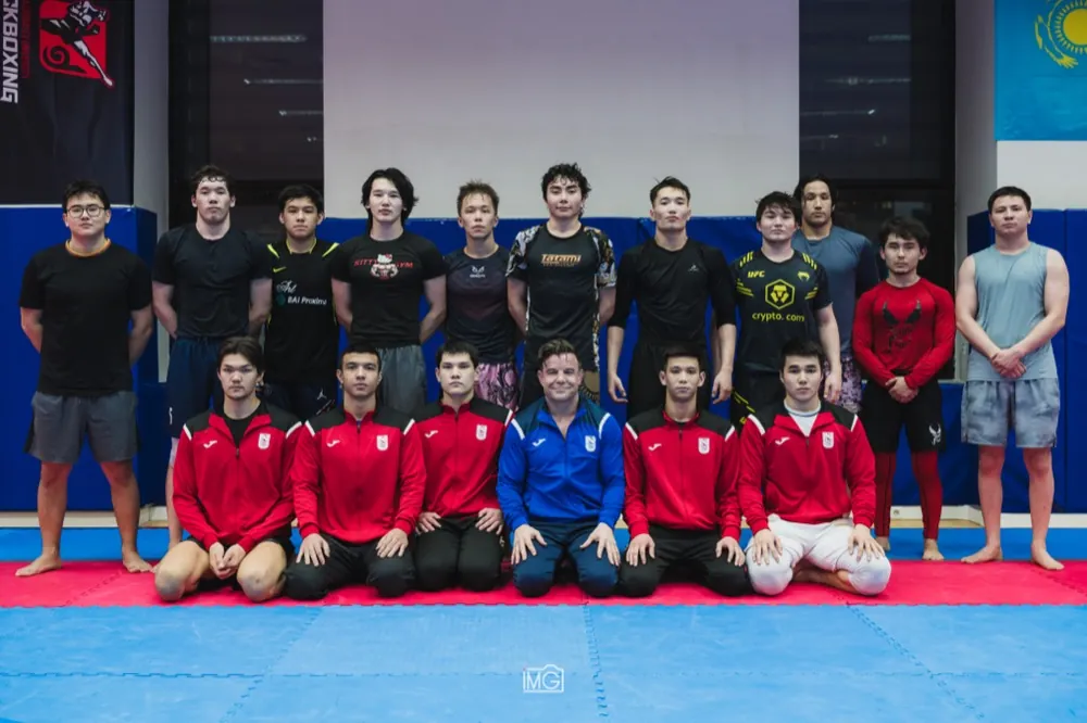 Grappling team in Kazakhstan