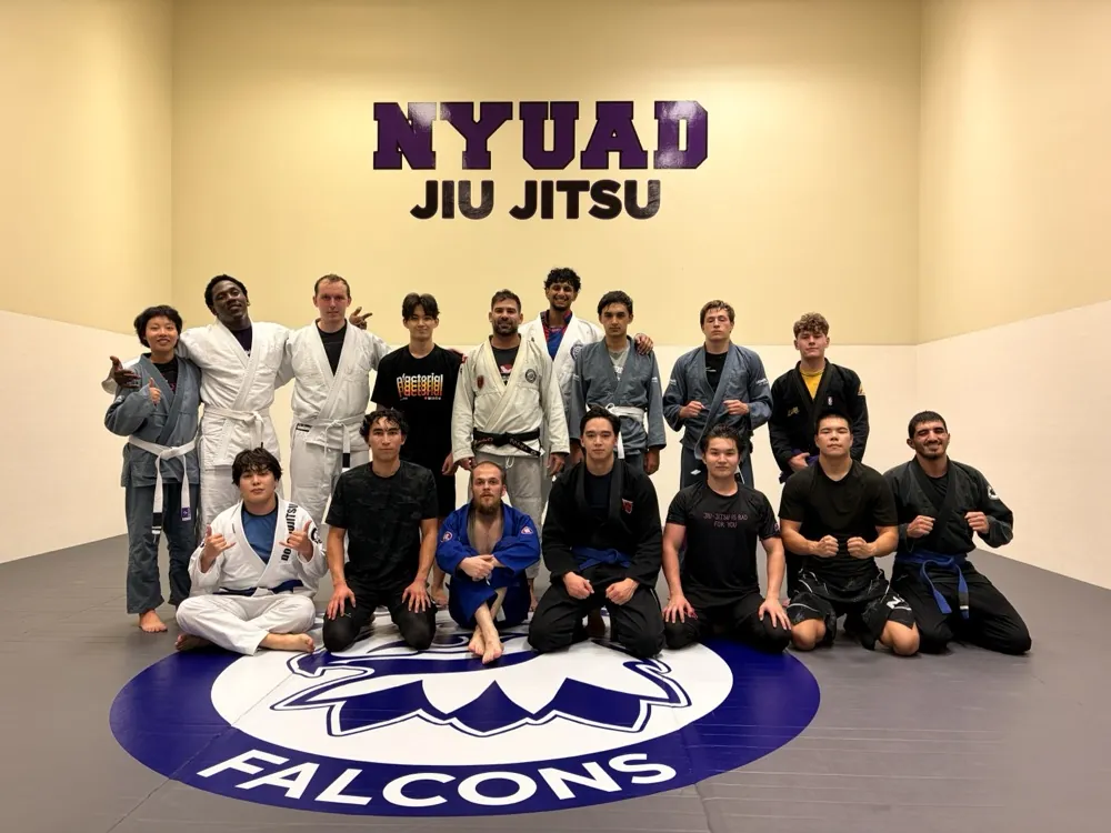 Jiu-jitsu team at NYU Abu Dhabi
